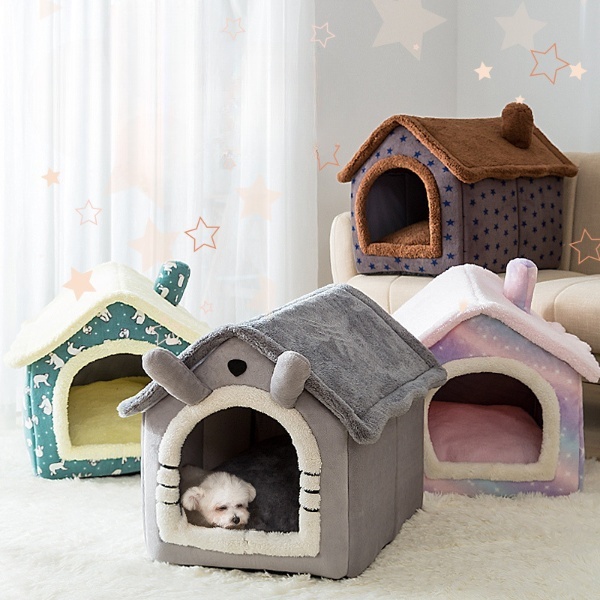 Cozy Enclosed Pet Sleeping Bed