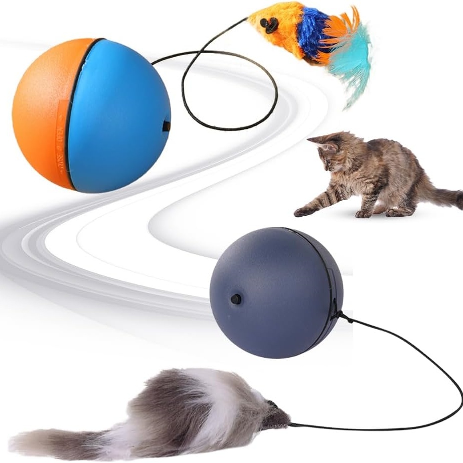 Interactive Rolling Ball Cat Toy