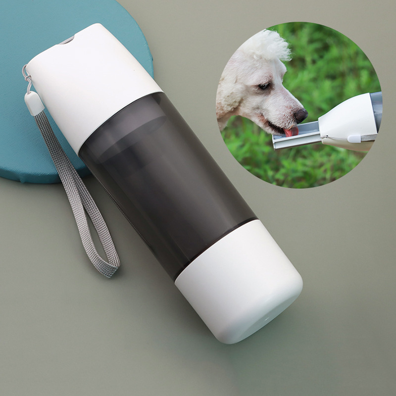 Portable Pet Water Bottle with Food Container