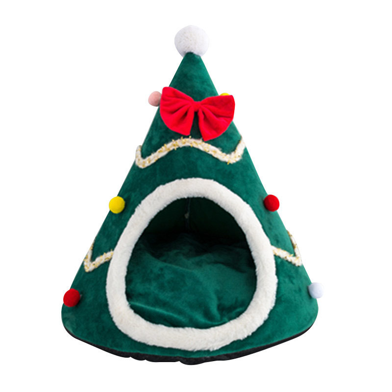 Cozy Enclosed Pet Sleeping Bed