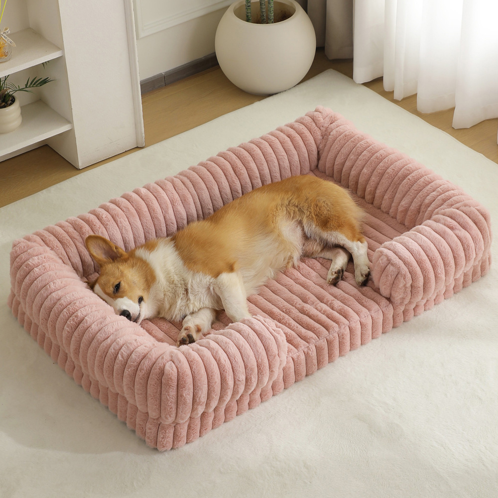 Washable Cushioned Pet Bed Mat